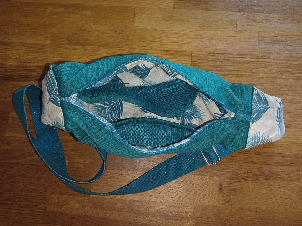 Sac demi-lune avec passepoil - version petit